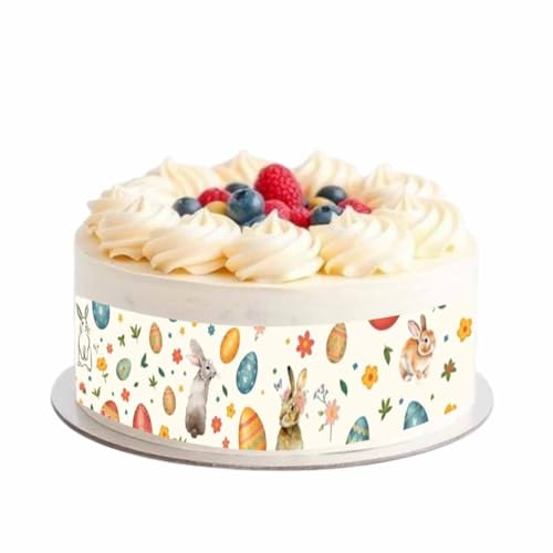 Essbares Tortenband * OSTERN* für die Ostern Tortendekoration // 4 Stück 20x5 cm zum Mitessen Essbares Tortenband * OSTERN* für die Ostern Tortendekoration // 4 Stück 20x5 cm zum Mitessen von Firlefantastisch Der Partyshop