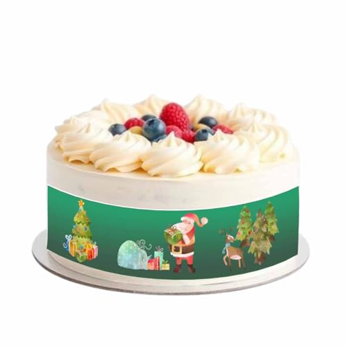 Essbares Tortenband * WEIHNACHTEN * Weihnachtsmann mit Geschenken für die Weihnachtstorte aus Zuckerpapier // Weihnachten Kuchendekoration // Weihnachten Tortendeko Essbares Tortenband * WEIHNACHTEN * Weihnachtsmann mit Geschenken für die Weihnachtstorte aus Zuckerpapier // Weihnachten Kuchendekoration // Weihnachten Tortendeko von Firlefantastisch Der Partyshop