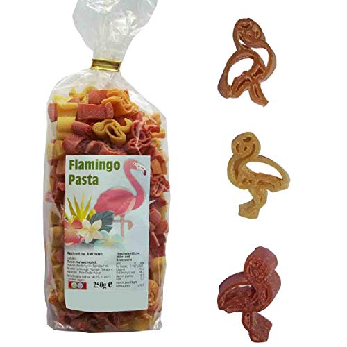 Flamingo-Nudeln 250g // Nudeln Flamingo Hartweizengrieß von Firlefantastisch Der Partyshop
