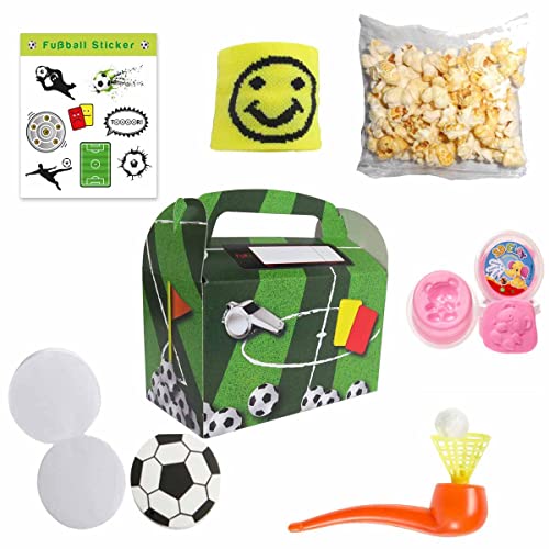 Gefüllte Wundertütenbox Fußball // Fußball Mitgebsel Set // Wundertüte Jungen Gefüllte Wundertütenbox Fußball // Fußball Mitgebsel Set // Wundertüte Jungen von Firlefantastisch Der Partyshop