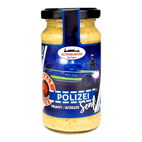 Polizei-Senf 200 ml // Geschenk Polizei // Polizeiparty // Polizei Partyzubehör Polizei-Senf 200 ml // Geschenk Polizei // Polizeiparty // Polizei Partyzubehör von Firlefantastisch Der Partyshop