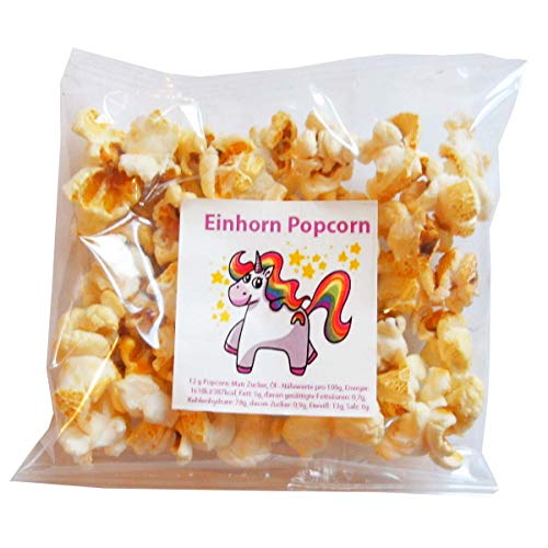 Einhorn Popcorn Tütchen 10 Stück // Mitgebsel Einhorngeburtstag von Firlefantastisch Der Partyshop