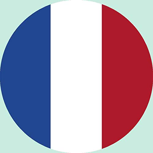 Essbarer Tortenaufleger Frankreich 20cm Durchmesser // Partydekoration Frankreich von Firlefantastisch