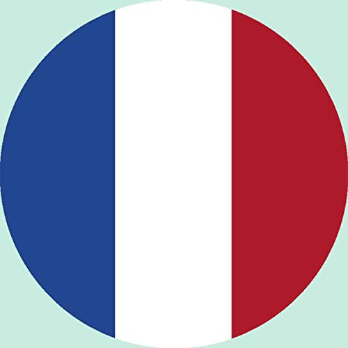 Essbarer Tortenaufleger Frankreich 20cm Durchmesser // Partydekoration Frankreich von Firlefantastisch