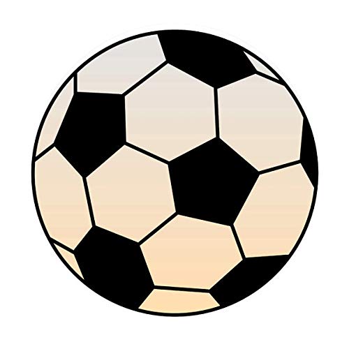 Essbarer Tortenaufleger Fußball // Dekoration Fußballkuchen von Firlefantastisch