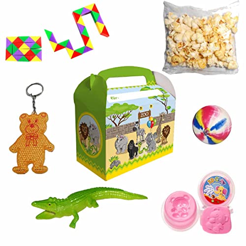 Gefüllte Wundertütenbox Zoo // Kindergeburtstag Zoo Mitgebsel // Wundertüte Kinder Gefüllte Wundertütenbox Zoo // Kindergeburtstag Zoo Mitgebsel // Wundertüte Kinder von Firlefantastisch