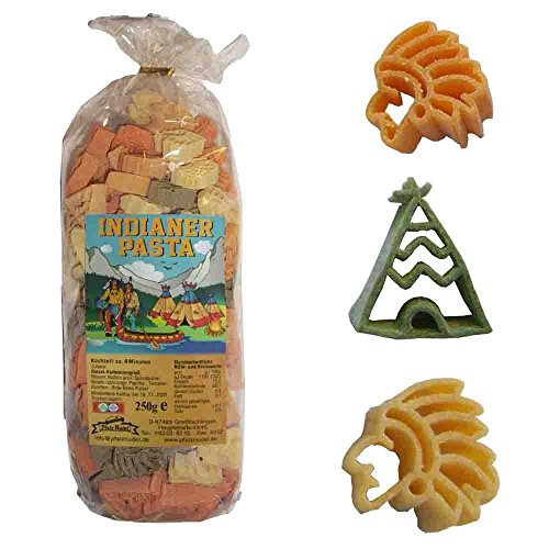 Indianer-Nudeln 250g aus Harteizengrieß // Indianer-Nudeln 250g aus Harteizengrieß // von Firlefantastisch