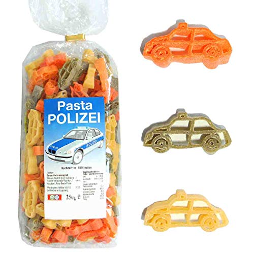 Polizei Nudeln 250g // Hartweizengrieß Polizei-Nudeln von Firlefantastisch