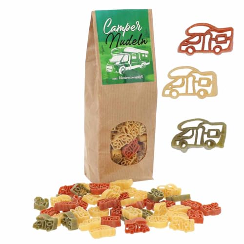 * WOHNMOBIL-NUDELN * 225 g // * Wohnmobil * Nudeln // * CAMPER * Nudeln 100% Hartweizengrieß von Firlefantastisch Der Partyshop