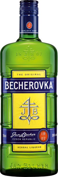 Becherovka 38% vol. 0,7 l von Firma Jan Becher