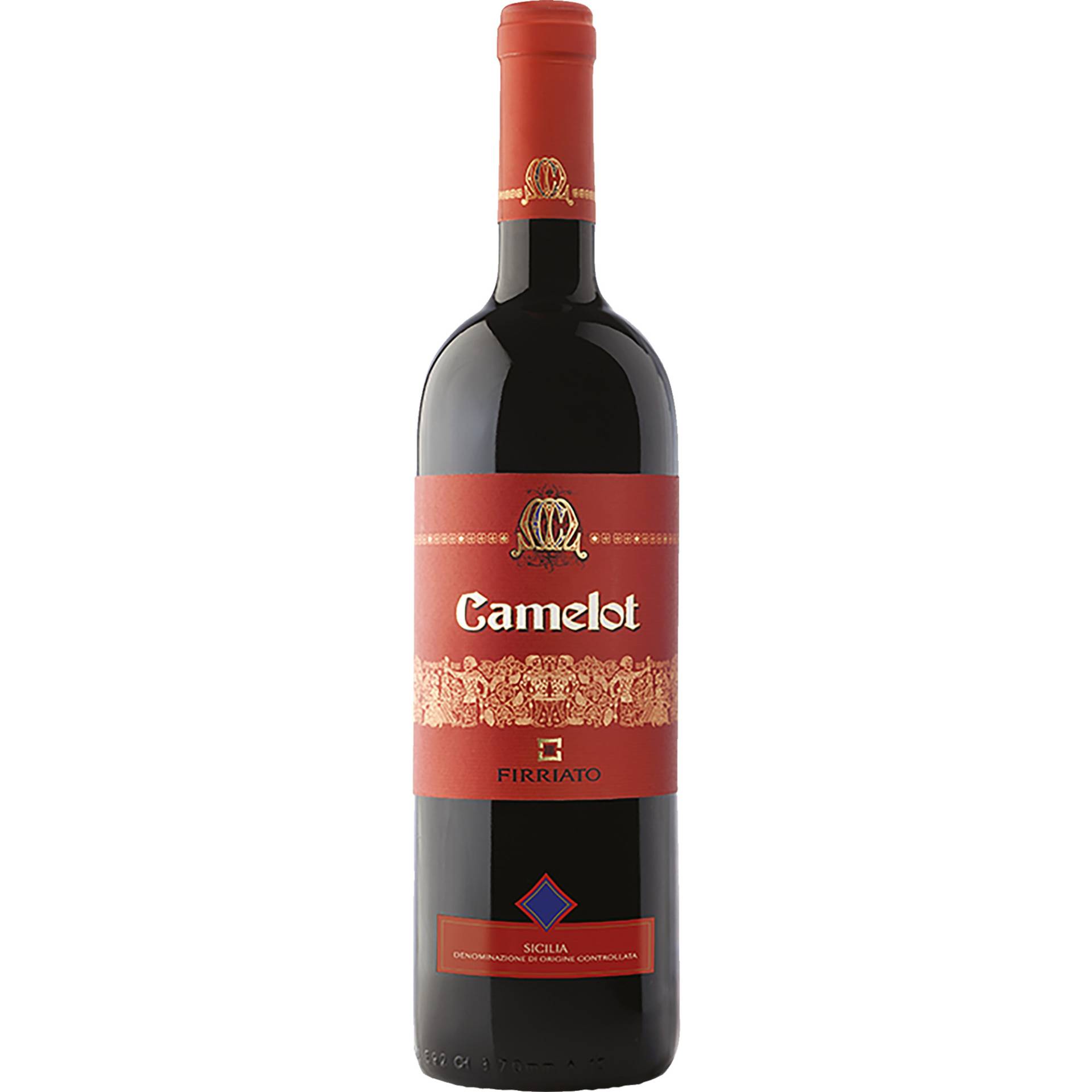 Camelot, Sicilia DOC, Sizilien, 2018, Rotwein Camelot, Sicilia DOC, Sizilien, 2018, Rotwein von Firriato Distribuzione s.r.l., IT-91027 Paceco