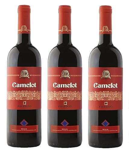 3x 0,75l - Firriato - Camelot - Rosso - Sicilia D.O.P. - Sizilien - Italien - Rotwein trocken von Firriato