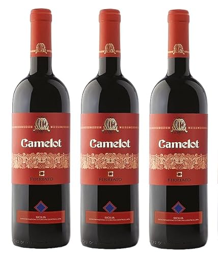 3x 0,75l - Firriato - Camelot - Rosso - Sicilia D.O.P. - Sizilien - Italien - Rotwein trocken von Firriato