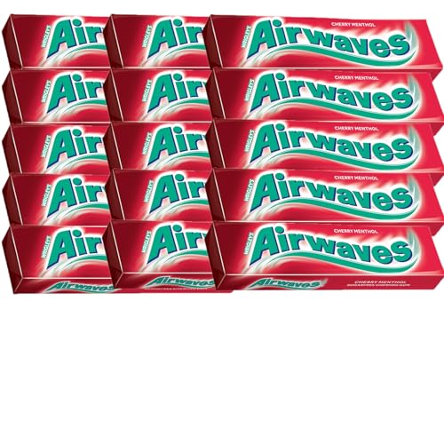 15 x 10 AIRWAVES Cherry Menthol Kaugummi Dragees - Ein Bundle von FISGUS® by krass-shoppen-de von FisGus