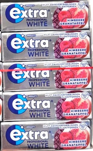 15 x 10 Extra Professional White Kaugummi Dragees - Himbeere-Granatapfel - Ein Bundle von FISGUS® by krass-shoppen-de von FisGus