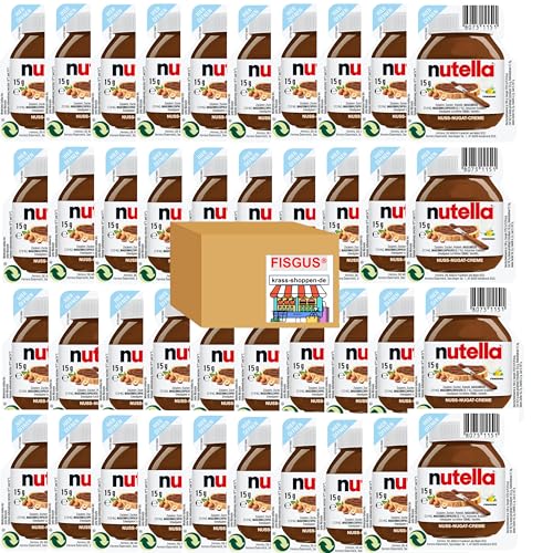 40 x 15g Portionspackungen Nuss-Nugat-Creme für ein perfektes Frühstück - Ein Angebot von FISGUS® by krass-shoppen-de von FisGus
