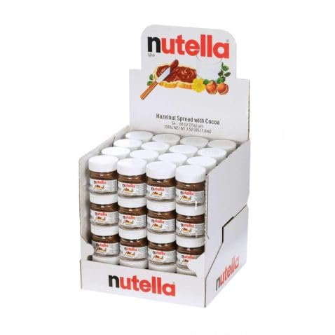 64 x 25g Nutella Mini Gläser für ein perfektes Frühstück - Ein Bundle von FISGUS - krass-shoppen-de von FisGus
