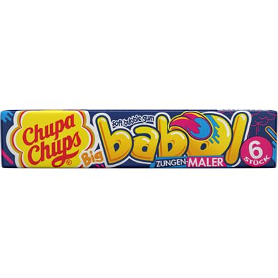 Big Babol Chupa Chups - Kaugummi mit Spaßgarantie - 3 Sorten - jeweils 20 x 27,6g - Tutti Frutti - Zungenmaler - Cola-Lemon (Zungenmaler) von FisGus