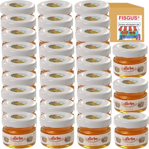 Darbo Blütenhonig im Miniglas - 30 x 28g - Für ein leckeres Frühstück - Ein Angebot, zusammengestellt von FISGUS® by krass-shoppen-de von FisGus