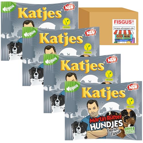 Ein Angebot, zusammengestellt von FISGUS® by krass-shoppen-de - 4 x 175g Katjes Hundjes M. Rütter Edition = 0,700 KG von FisGus