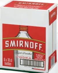 6er Bundle Smirnoff Red Lable Vodka 6 x 0,7L = 4,2 Liter Wodka von FisGus