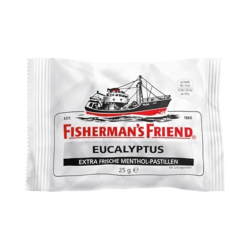 Fishermans Friend - Viele Sorten, auch die, die es in Deutschland nicht gibt. FISGUS - krass-shoppen-de (Eucalyptus mit Zucker) von FisGus