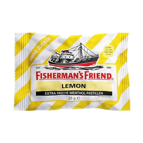 Fishermans Friend - Viele Sorten, auch die, die es in Deutschland nicht gibt. FISGUS - krass-shoppen-de (Lemon o.Z.) von FisGus