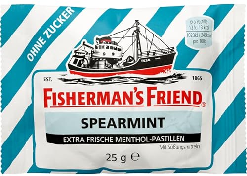 Fishermans Friend - Viele Sorten, auch die, die es in Deutschland nicht gibt. FISGUS - krass-shoppen-de (Spearmint o.Z.) von FisGus