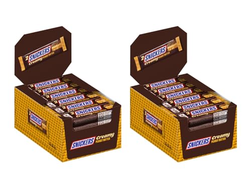 Snickers Creamy Peanut Butter - 2 x 24 x 36,5g = 48 Stück - Karton Einzelpreis bei diesem FISGUS by krass-shoppen-de Bundle = 14,99 € von FisGus