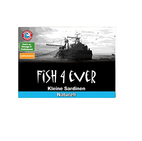 Fish 4 Ever Kleine Sardinen Naturell, 105 g von Fish 4 Ever