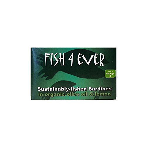 Fisch 4 Ever Ganze Sardinen In Bio-Olivenöl Und Zitrone (120G) von Fish4ever