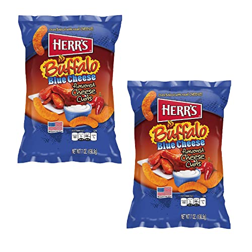 2 x Herr's Buffalo Blue Cheese Baked Cheese Curls von Fisher's Sweet Shop