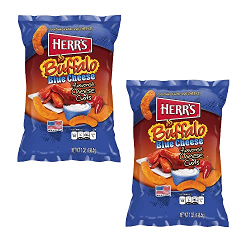 2 x Herr's Buffalo Blue Cheese Baked Cheese Curls 2 x Herr's Buffalo Blue Cheese Baked Cheese Curls von Fisher's Sweet Shop