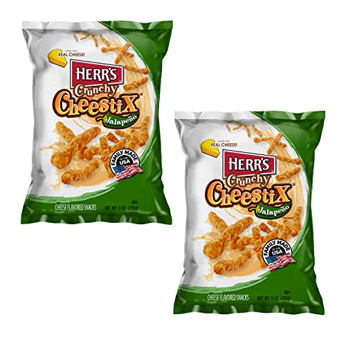 Fisher's Sweet Shop 2 x Herr's Jalapeño Crunchy Cheese Stix | Vorteilspack Fisher's Sweet Shop 2 x Herr's Jalapeño Crunchy Cheese Stix | Vorteilspack von Fisher's Sweet Shop