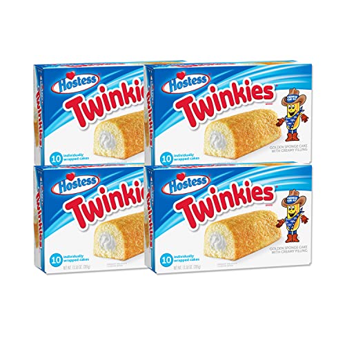 Fisher's Sweet Shop 4 x Hostess Twinkies | 4 Packungen Twinkies a 385g | Twinkies Spongecake Vorteilspack | 10 Küchlein pro Packung Fisher's Sweet Shop 4 x Hostess Twinkies | 4 Packungen Twinkies a 385g | Twinkies Spongecake Vorteilspack | 10 Küchlein pro Packung von Fisher's Sweet Shop
