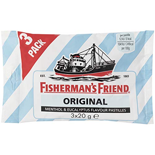 Fisherman´s Friend Extra Stark ohne Zucker 3er Beutel, 4er Pack (4 x 60 g) von Fisherman's Friend