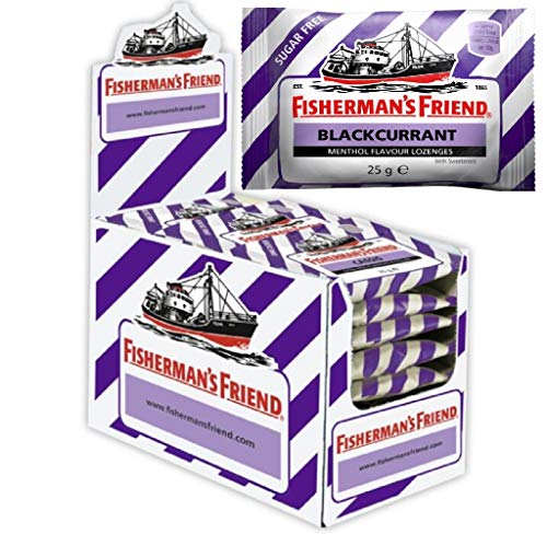 Fishermans Friend Schwarze Johannisbeere 24 für 18 (25 g x 24 x 1 Stück) von Fisherman's Friend