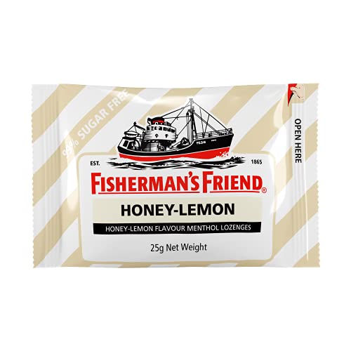 Fishermans Friend Zuckerfreie Honig- und Zitronen-Lutschtabletten 25 g x 12 von Fisherman's Friend
