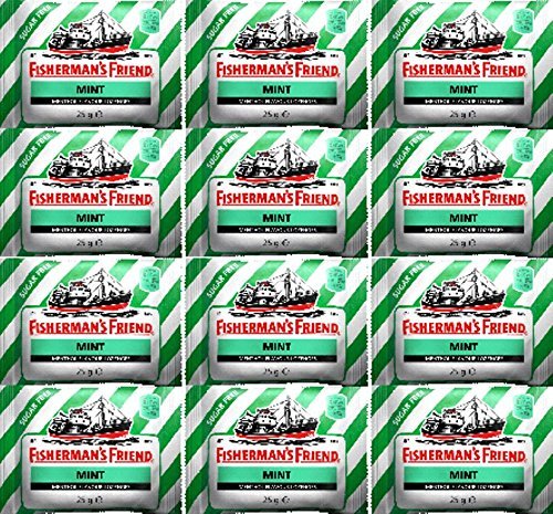 Fishermans Friend Sugar Free Mint Menthol Lozenges 25g x 12 Packs by Fishermans Friend von Fishermans Friend