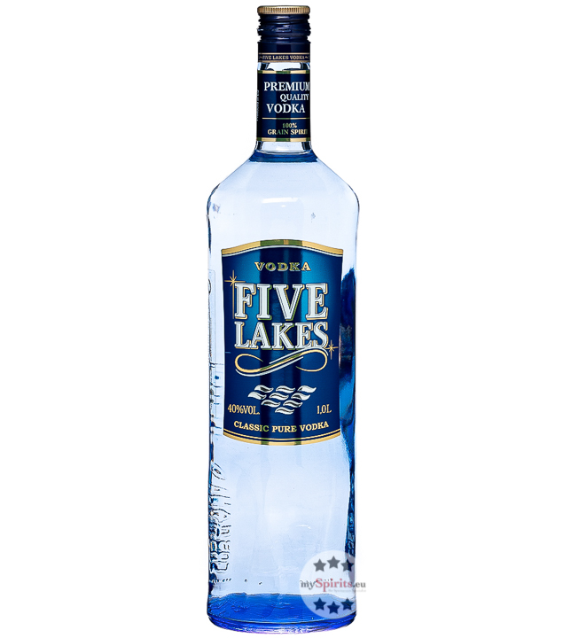 Five Lakes Vodka  (40 % Vol., 1,0 Liter) von Five Lakes Vodka