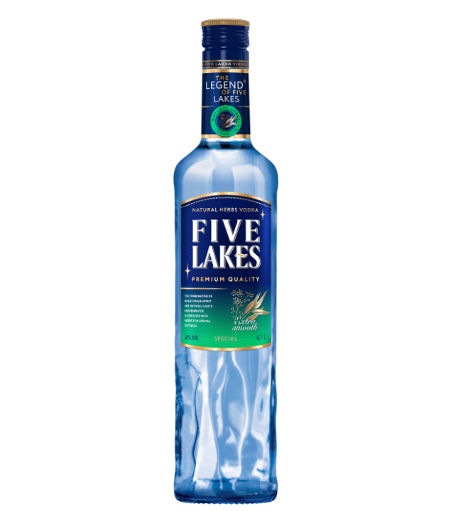 Five Lakes Vodka 0,7l (40 % Vol., 0,7 Liter) von Five Lakes Vodka