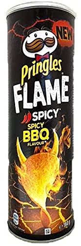 Pringles Flame Spicy BBQ (9 x 160 gr.) inkl. gratis Fivestar kugelschreiber von Fivestar