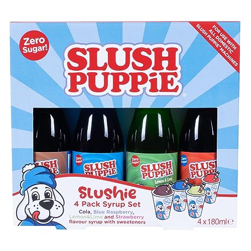SLUSH PUPPiE ZERO zuckerfreier Slush Sirup Starter Set im 4er Set SLUSH PUPPiE ZERO zuckerfreier Slush Sirup Starter Set im 4er Set von Fizz Creations