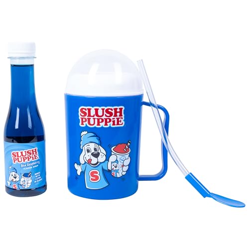 Slush Puppie – Tasse und blauer Himbeersirup Set Slush Puppie – Tasse und blauer Himbeersirup Set von Fizz Creations