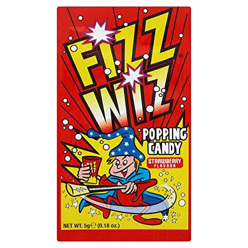 Fizz Wiz Popping Candy Erdbeere 5g (50 x 5g) von Fizz Wiz