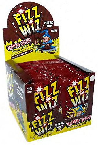 Sweets Fizz Wizz Cola Flavour Popping Candy Box mit 50 Stück von Hannahs