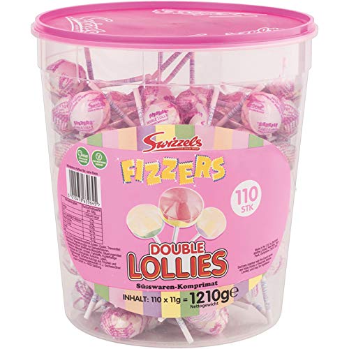 Fizzers Lolly Riesen Dose 12g 100 x 12 g von Fizzers