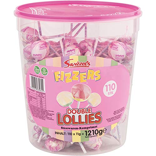 Fizzers Lolly Riesen Dose 12g 100 x 12 g von Swizzels
