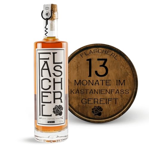 Flascherl Gin- 13 Monate im Kastanienfass gereift - 42,7% Vol - Pur genießen oder für Cocktails wie Gin-Tonic und Negroni - Premium Geschenkset für Männer (0,5L) Flascherl Gin- 13 Monate im Kastanienfass gereift - 42,7% Vol - Pur genießen oder für Cocktails wie Gin-Tonic und Negroni - Premium Geschenkset für Männer (0,5L) von Flascherl