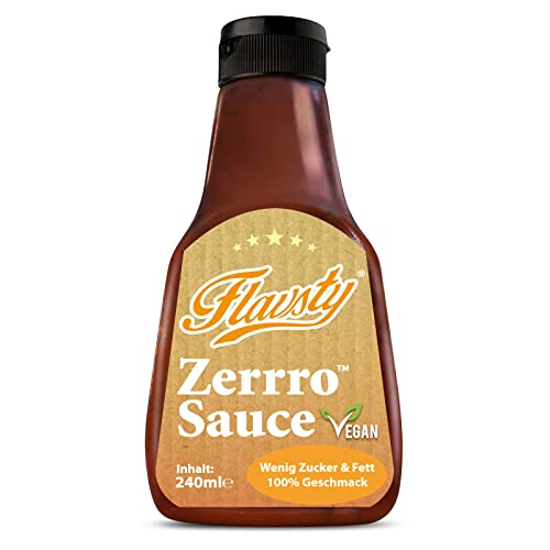 Flavsty® Zerrro™ BBQ Sauce ohne Zucker 240ml BBQ Sauce Zero Zucker - Low Carb BBQ Sauce Zero von Flavsty